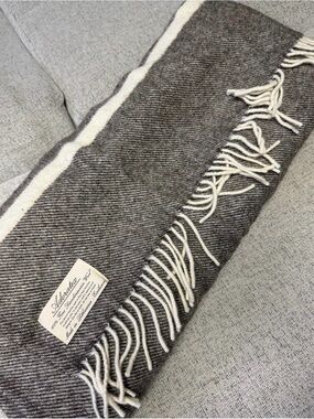 100% Wool Throw Blanket
